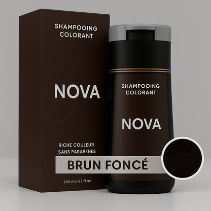 shampoing colorant instantané