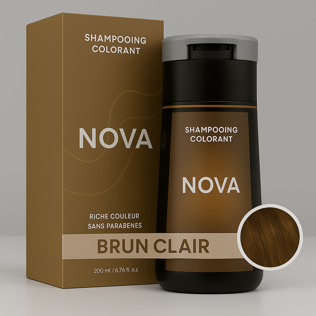 shampoing colorant instantané