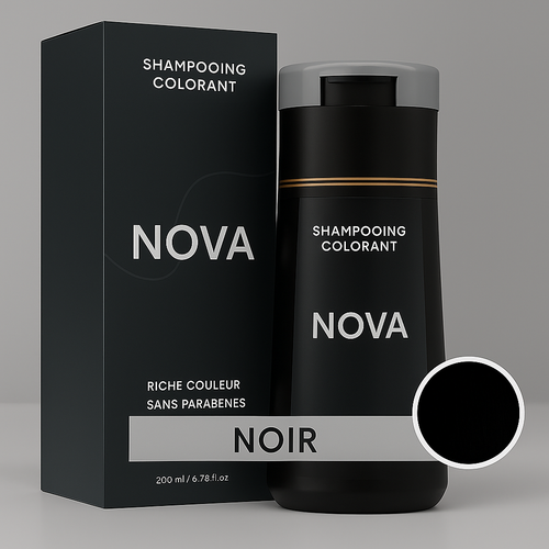 shampoing colorant instantané