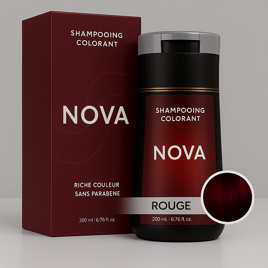 shampoing colorant instantané
